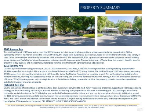 1200-1210 Sonoma Avenue Santa Rosa CA 95405