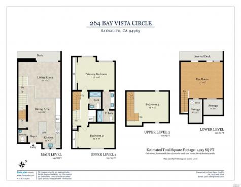 264 Bay Vista Circle Sausalito CA 94965