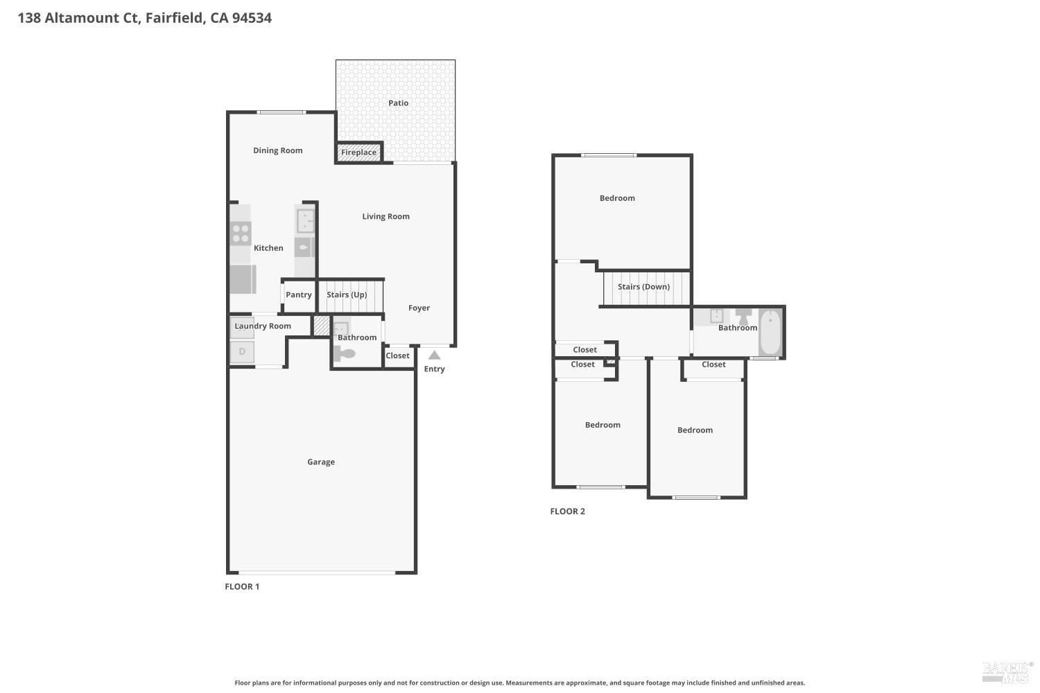 138 Altamont Court Fairfield CA 94534