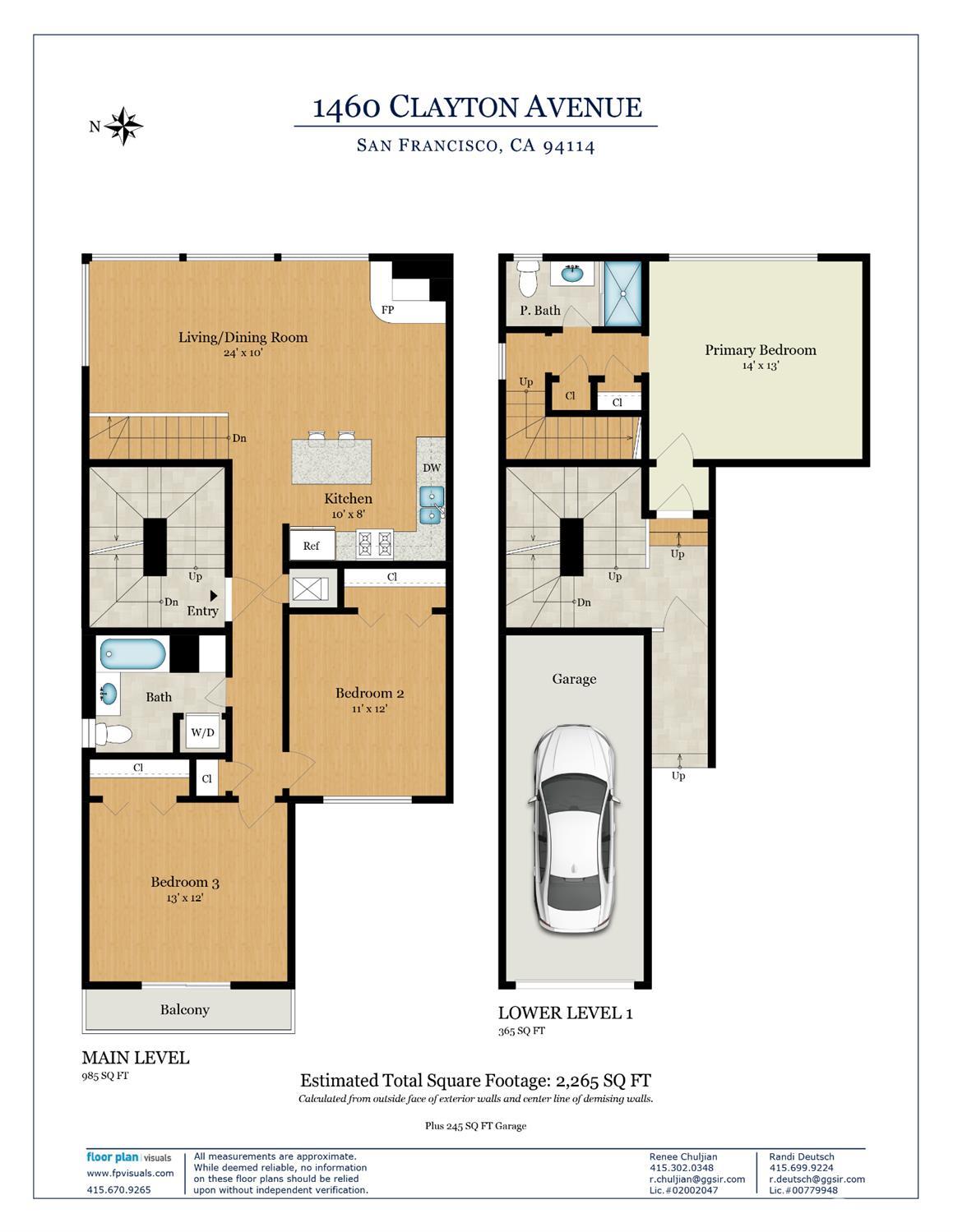 1460 Clayton Street San Francisco CA 94114