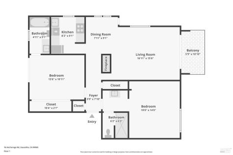 16 Anchorage Road Sausalito CA 94965