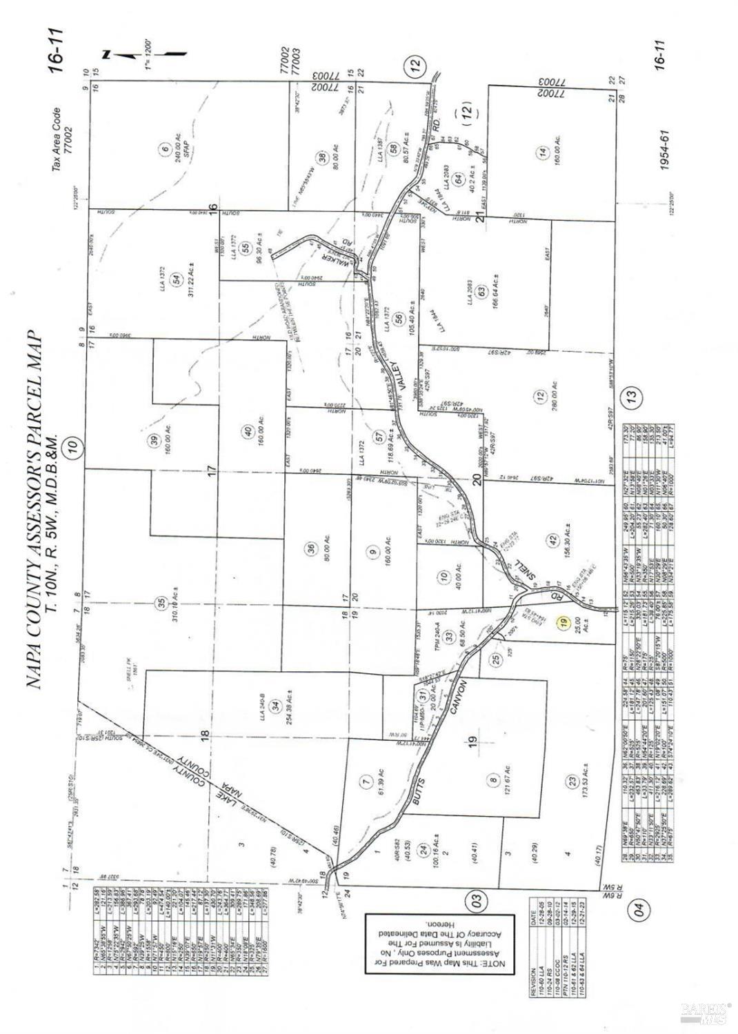 0 Apn 016-110-019-000 Pope Valley CA 94567