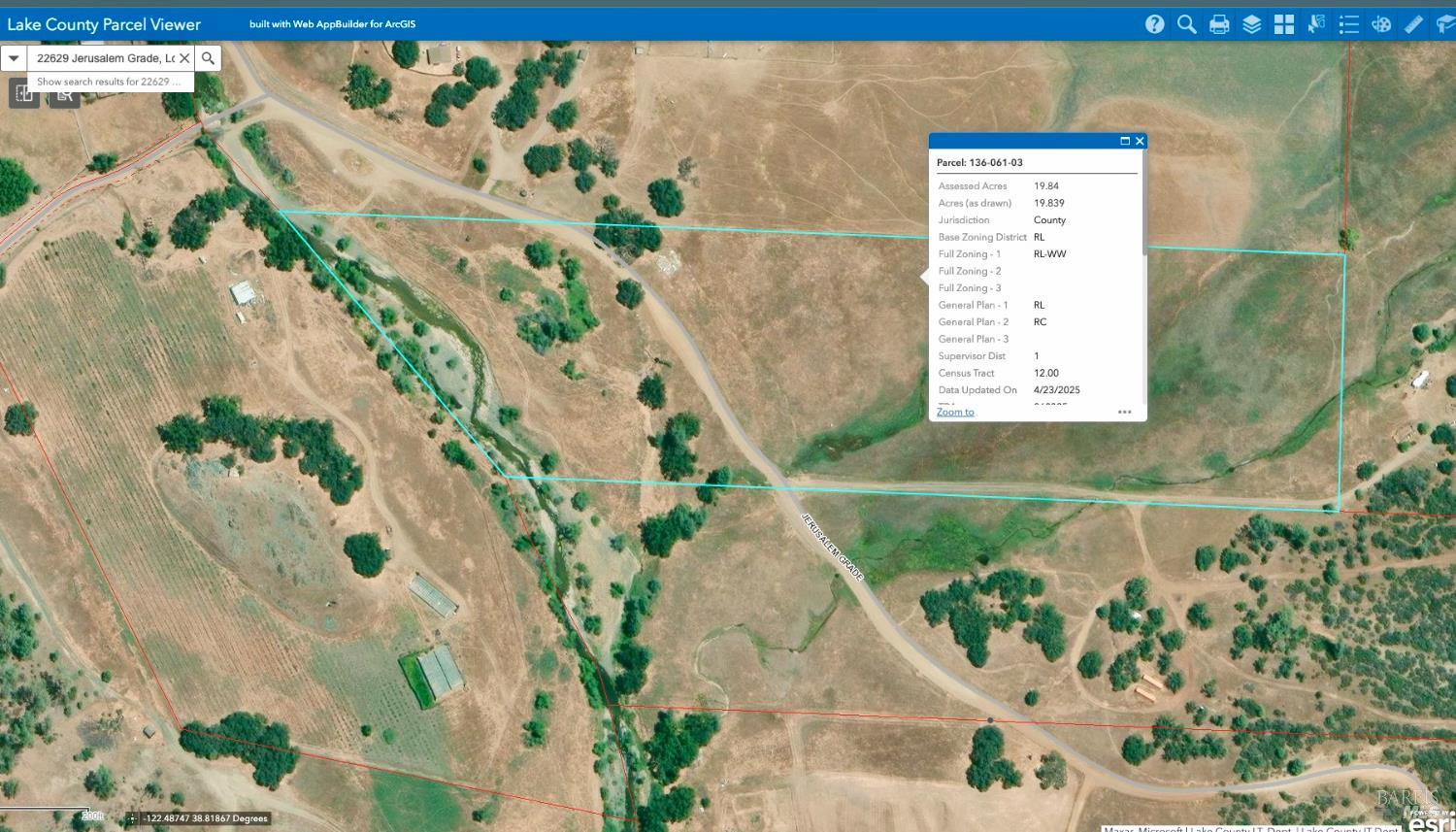 22629 Jerusalem Grade Road Lower Lake CA 95457