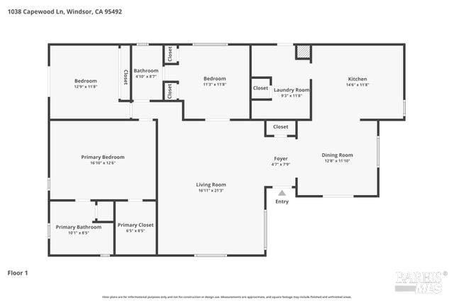 1038 Capewood Lane Windsor CA 95492
