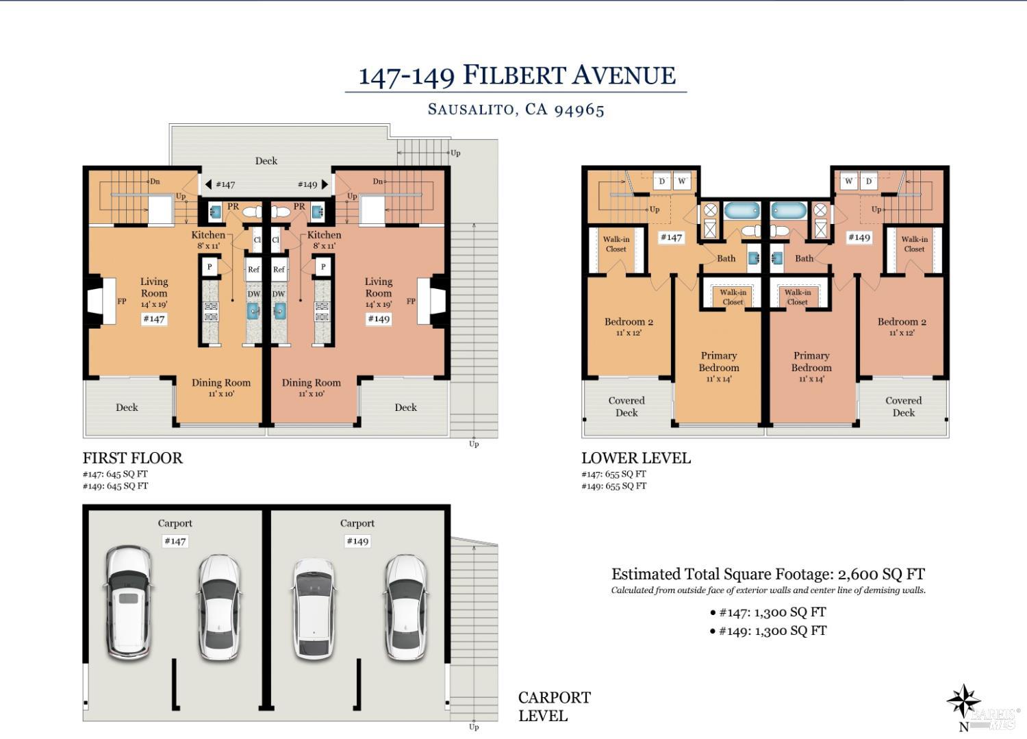 147-149 Filbert Avenue Sausalito CA 94965