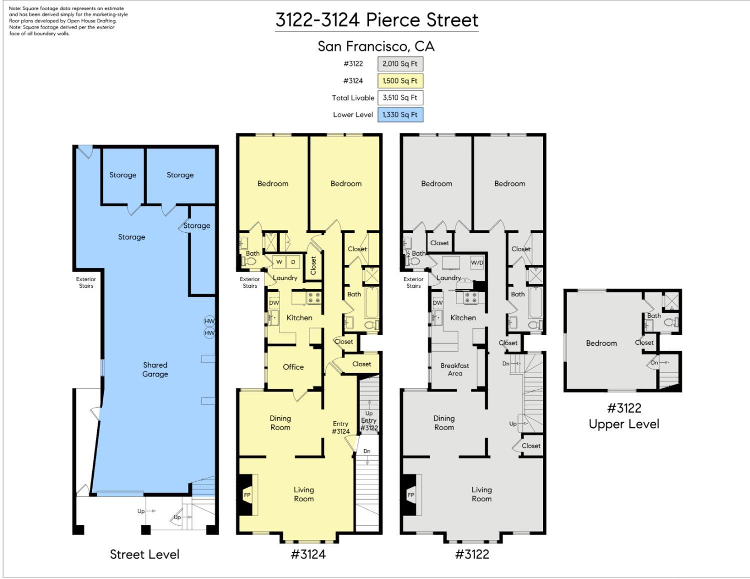 3122-3124 Pierce Street San Francisco CA 94123