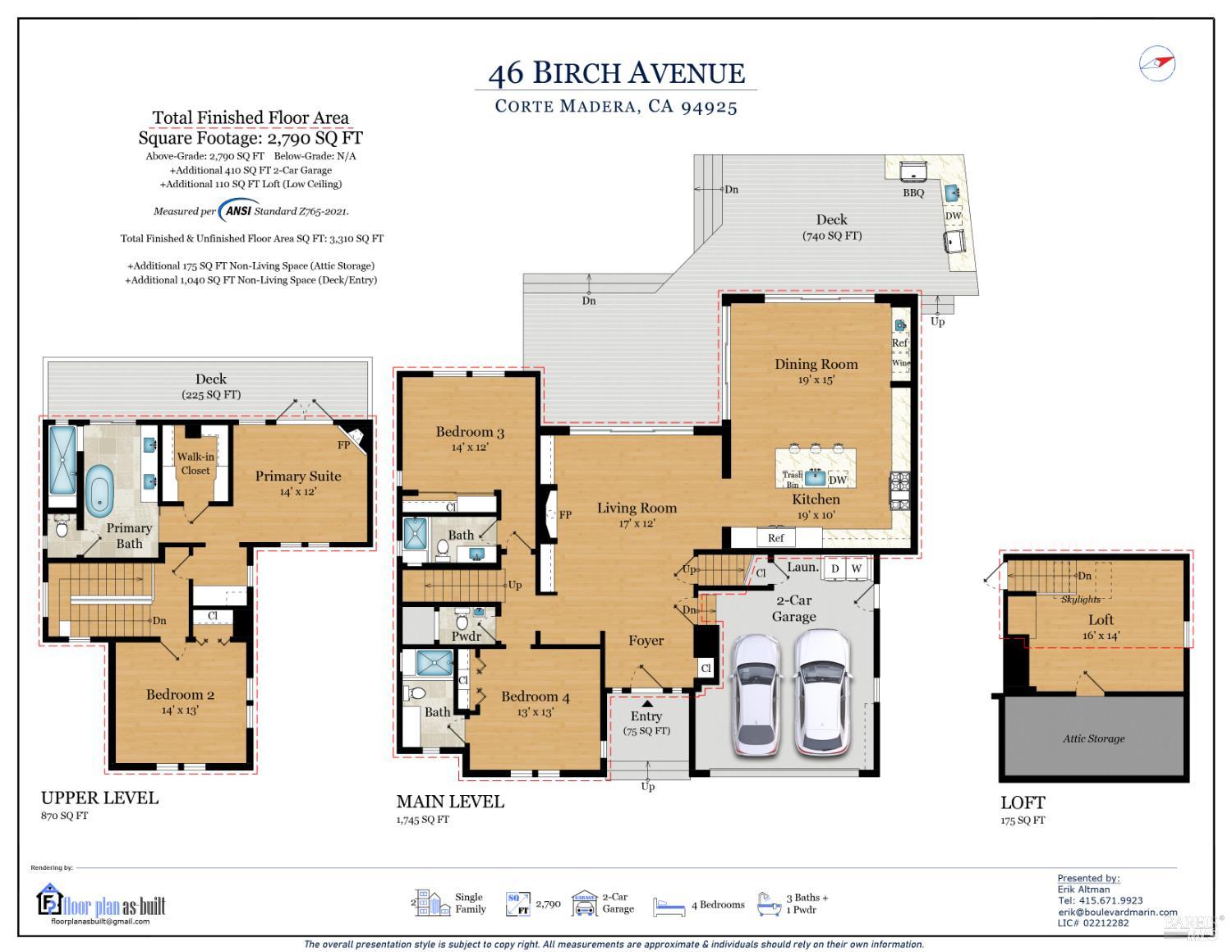 46 Birch Avenue Corte Madera CA 94925
