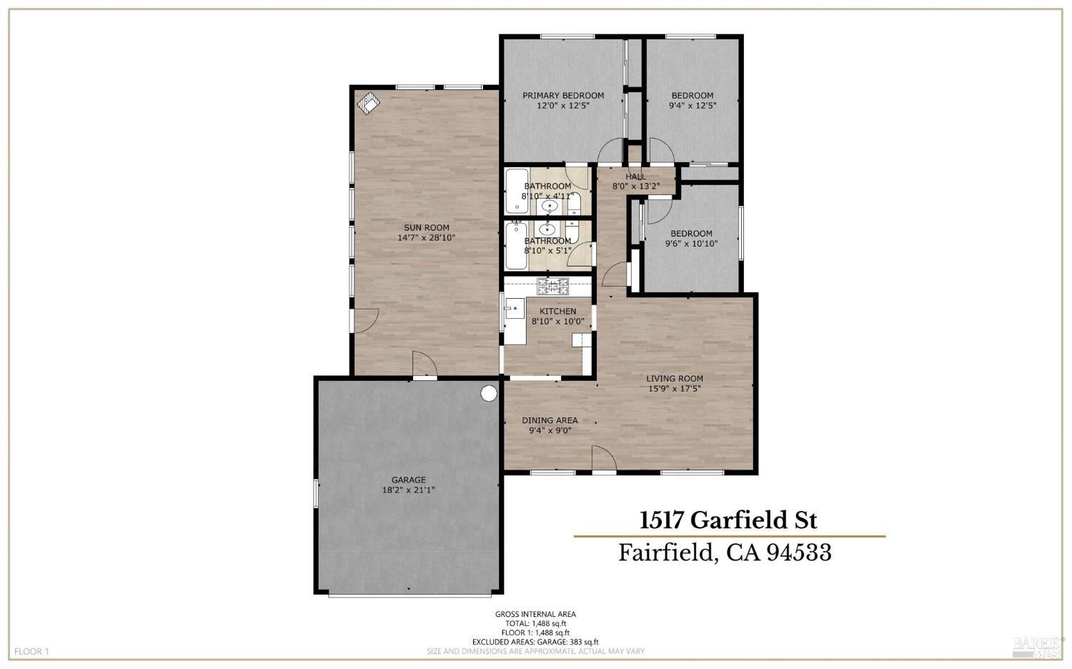 1517 Garfield Street Fairfield CA 94533