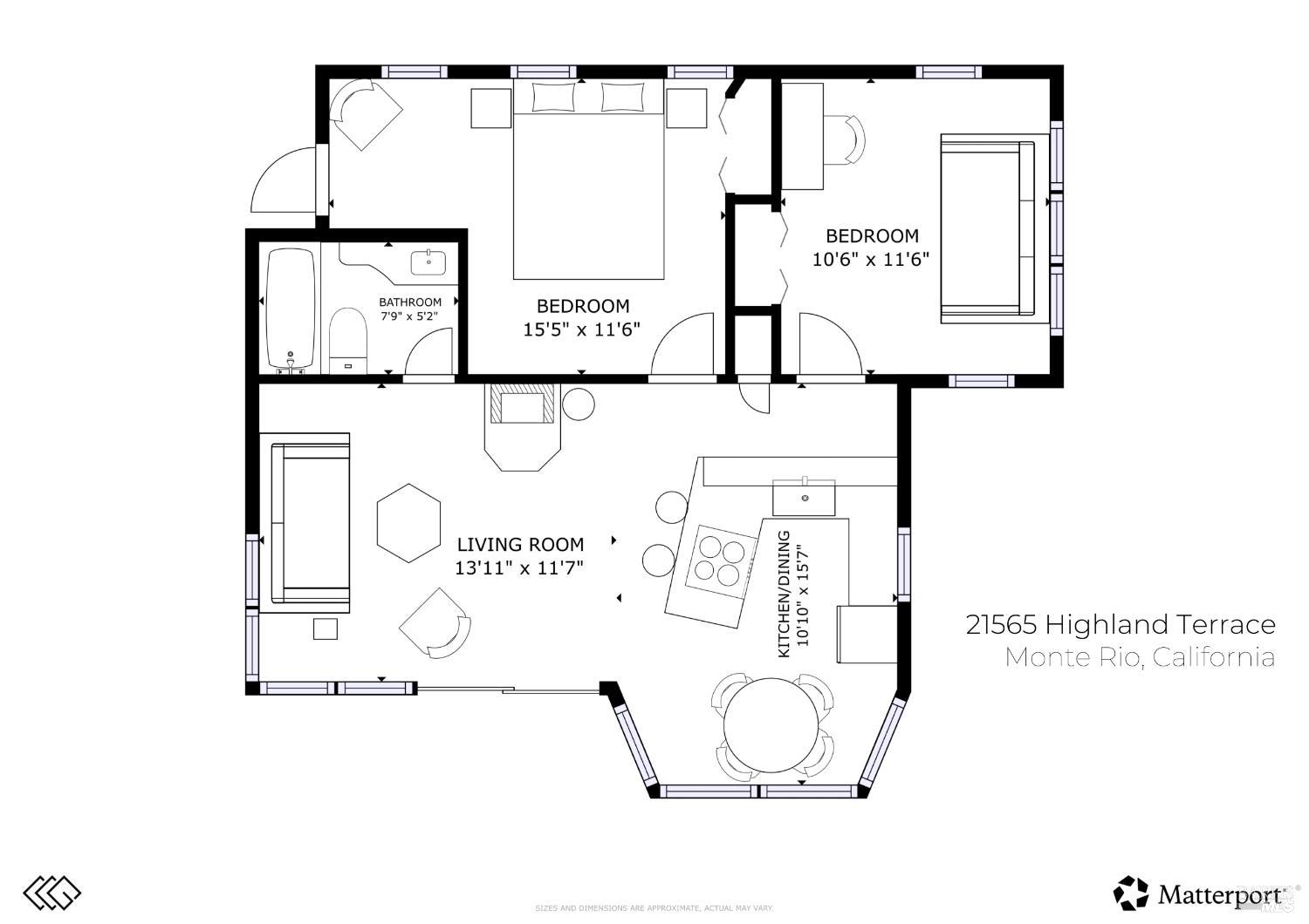 21565 Highland Terrace Monte Rio CA 95462