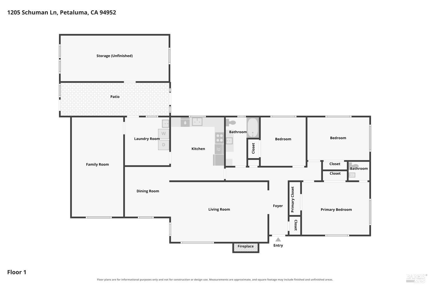 1205 Schuman Lane Petaluma CA 94952