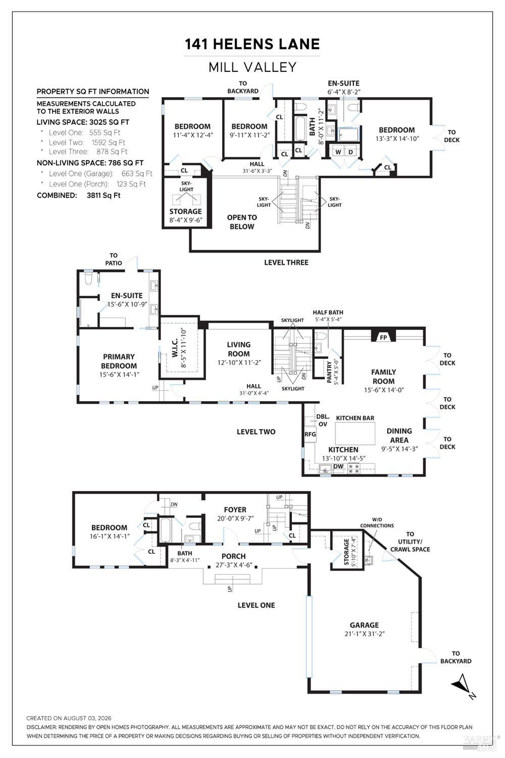 141 Helens Lane Mill Valley CA 94941