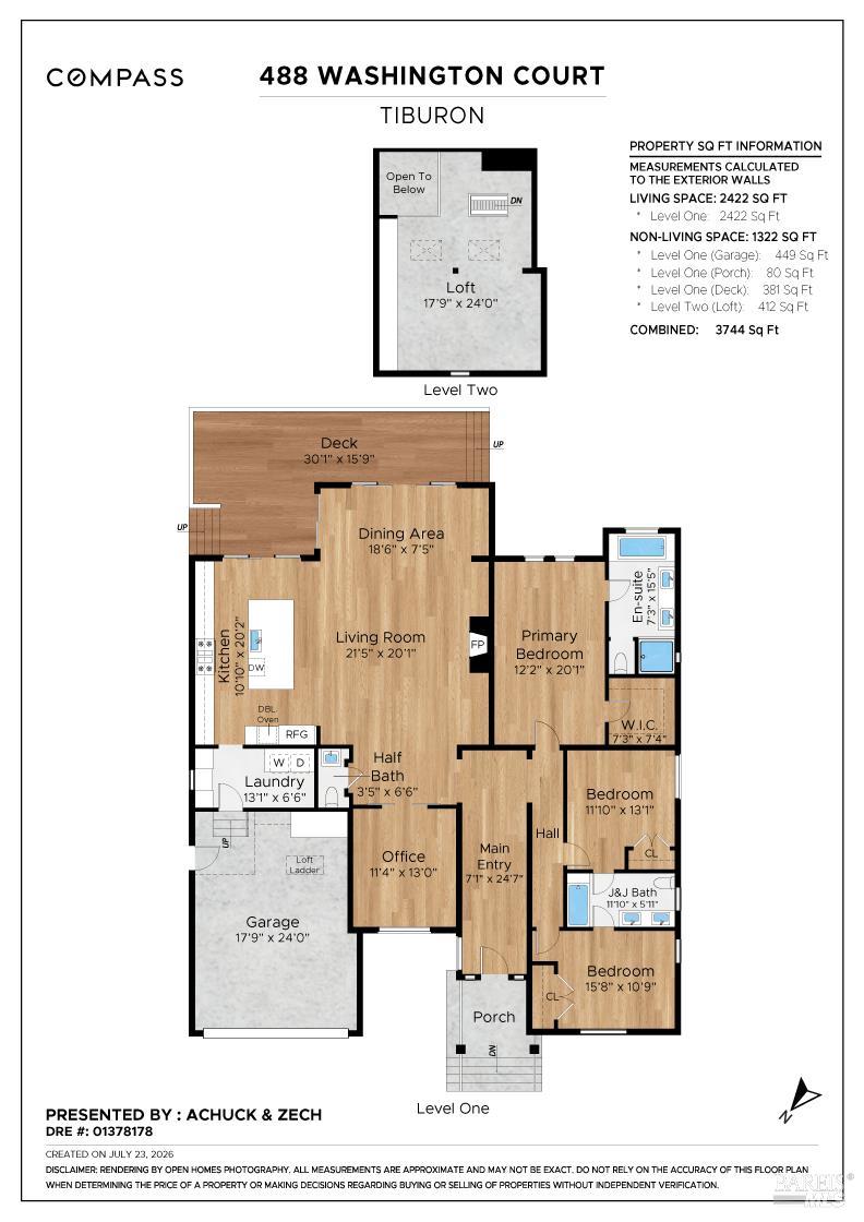 488 Washington Court Tiburon CA 94920