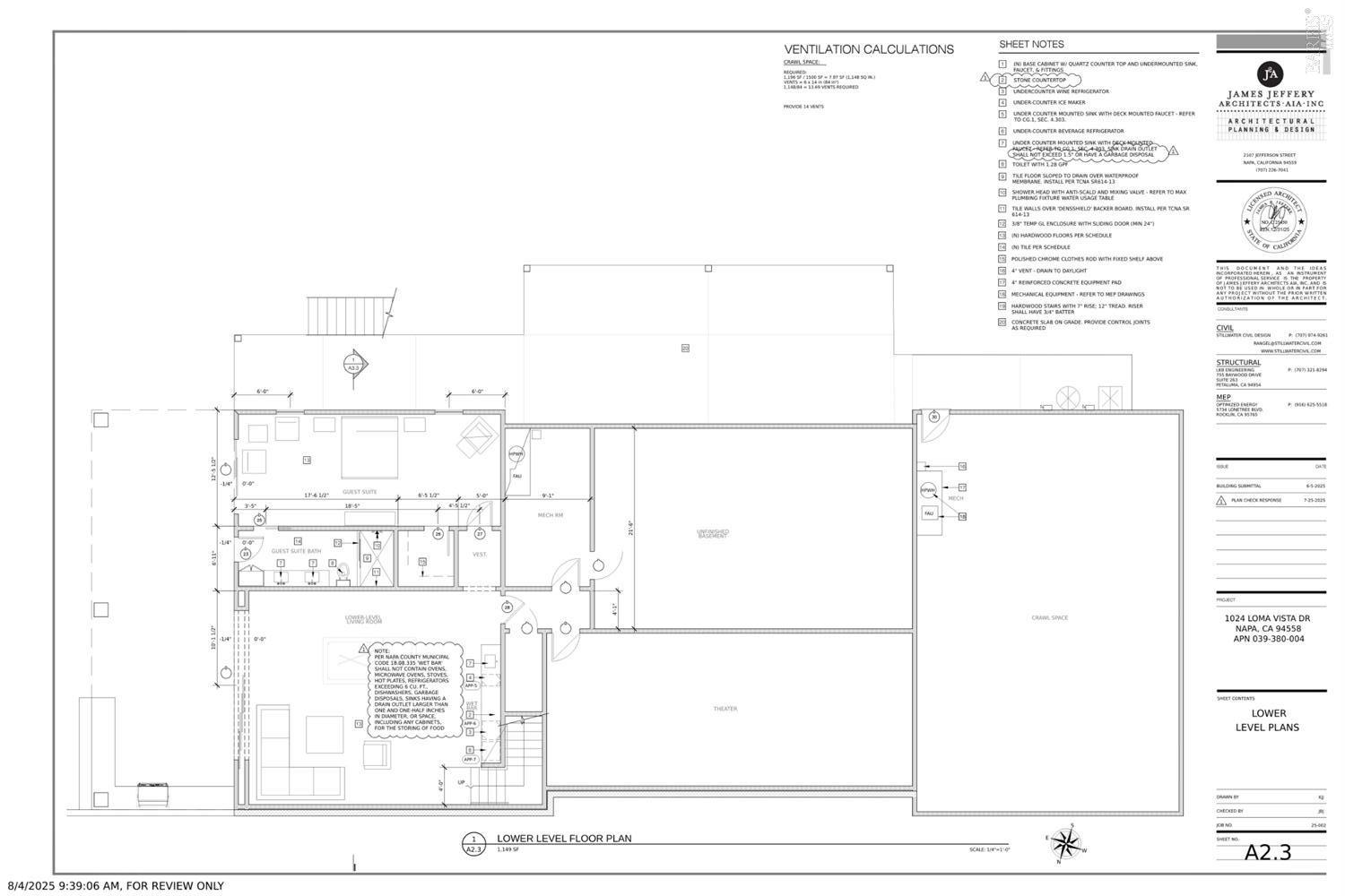 1024 Loma Vista Drive Napa CA 94558