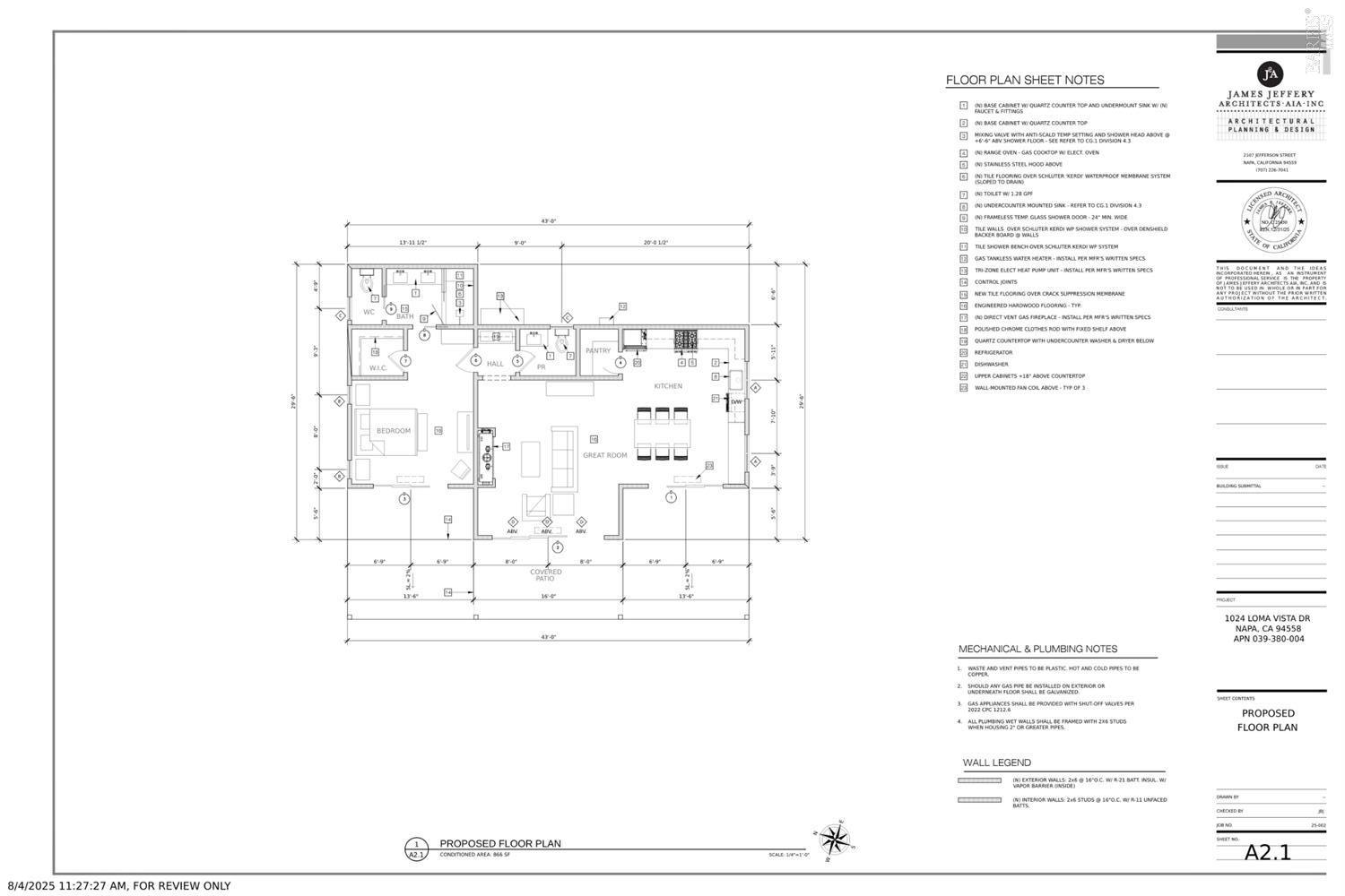 1024 Loma Vista Drive Napa CA 94558