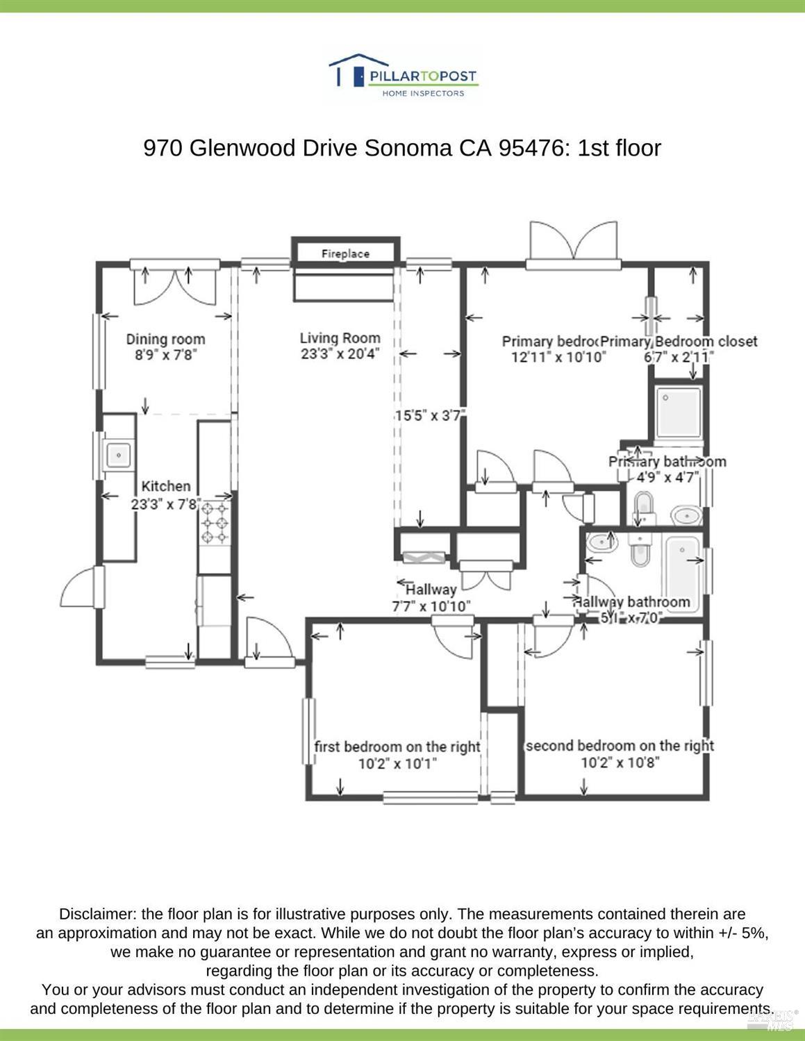 970 Glenwood Drive Sonoma CA 95476
