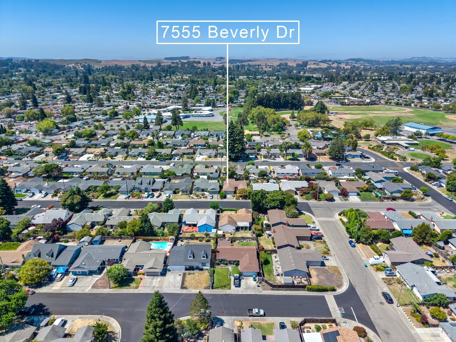 7555 Beverly Drive Rohnert Park CA 94928