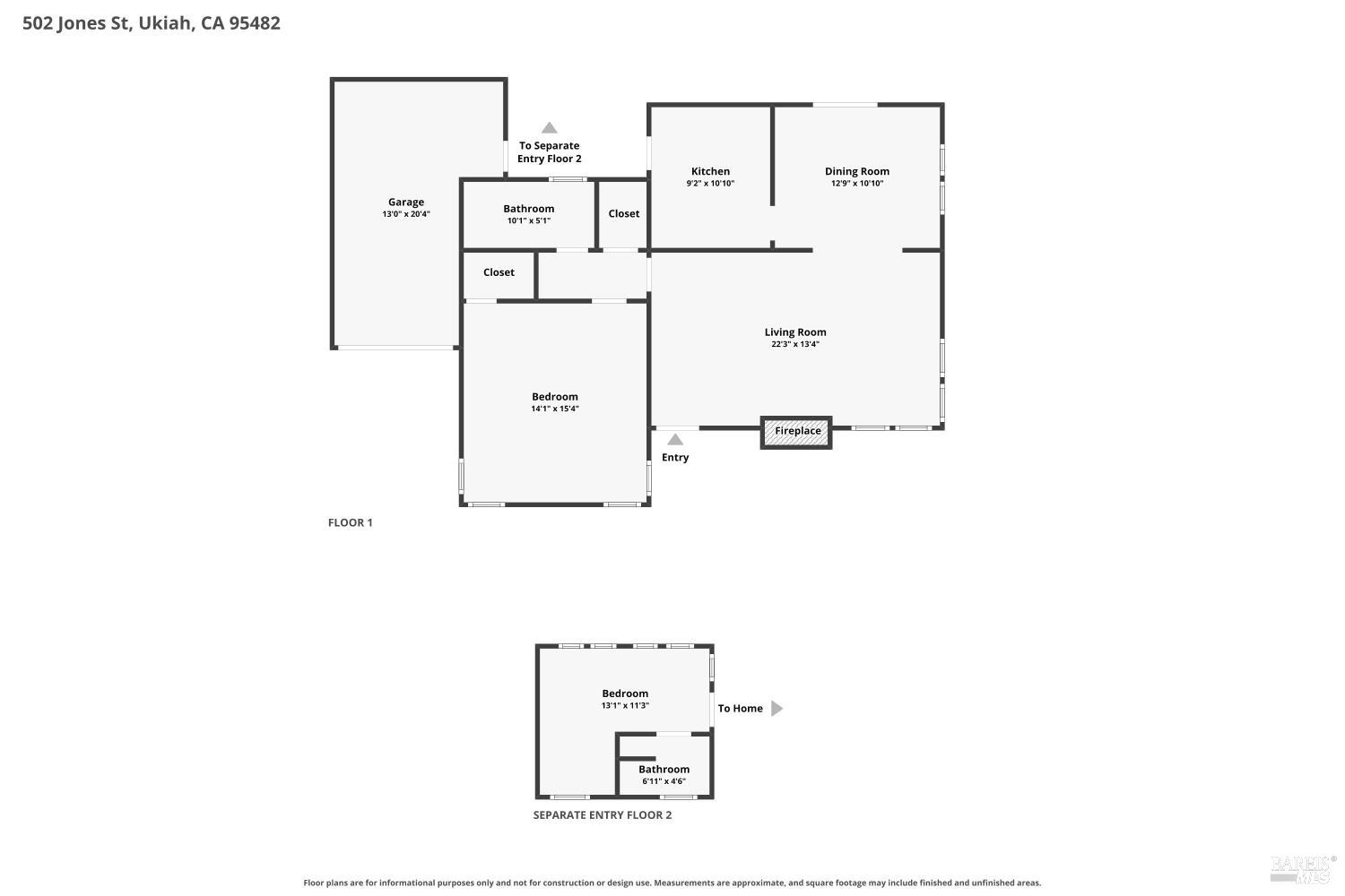 502 Jones Street Ukiah CA 95482