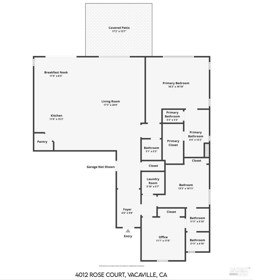 4012 Rose Court Vacaville CA 95687