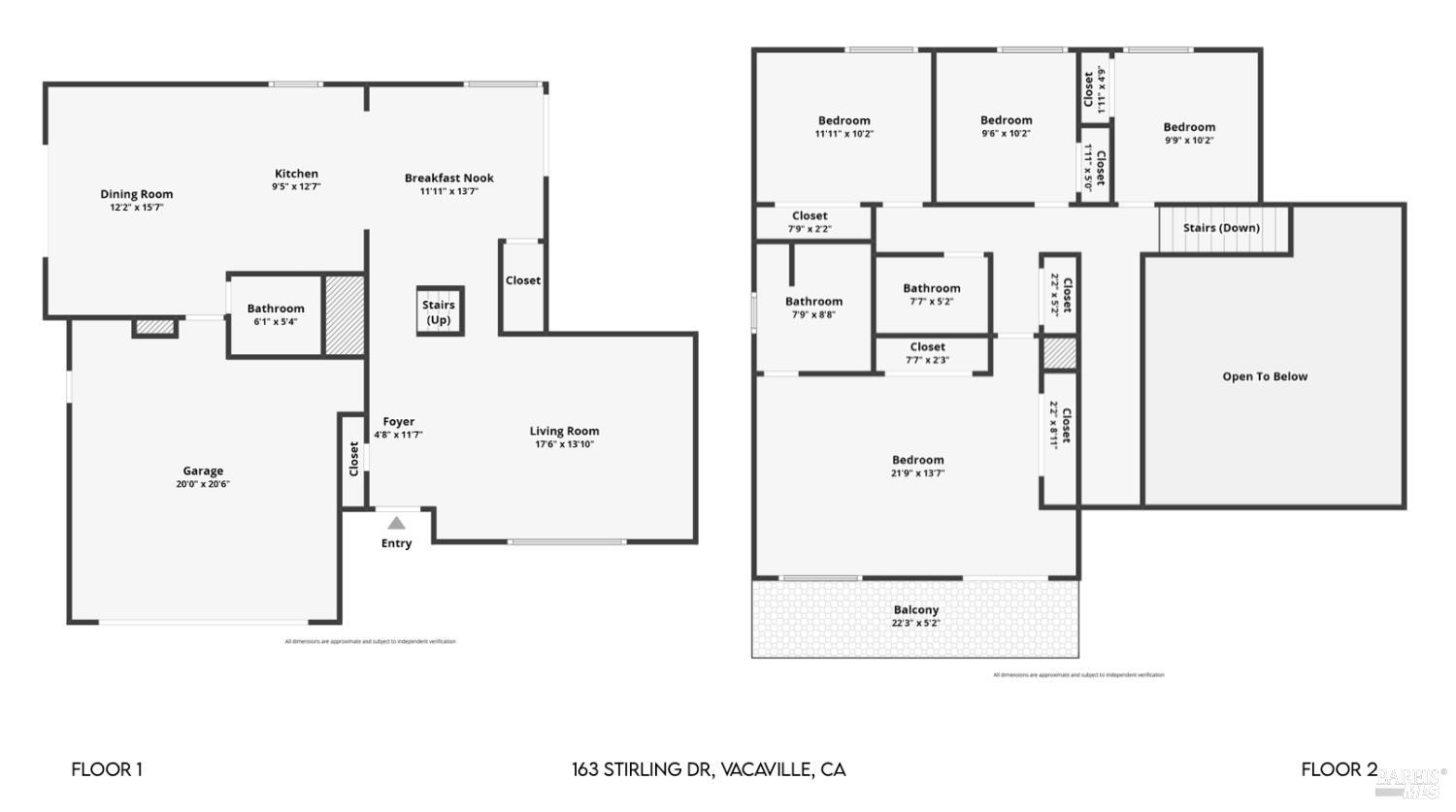 163 Stirling Drive Vacaville CA 95687