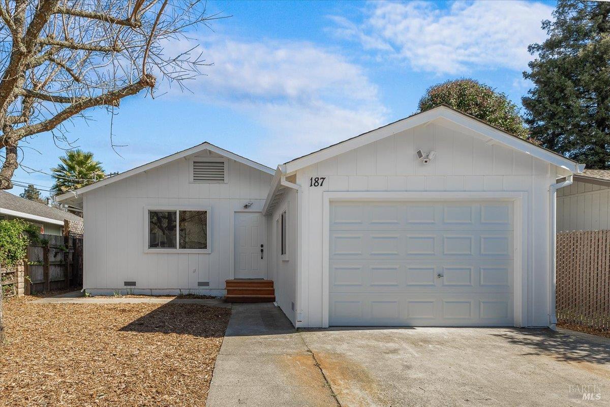 187 Pine Avenue Sonoma CA 95476