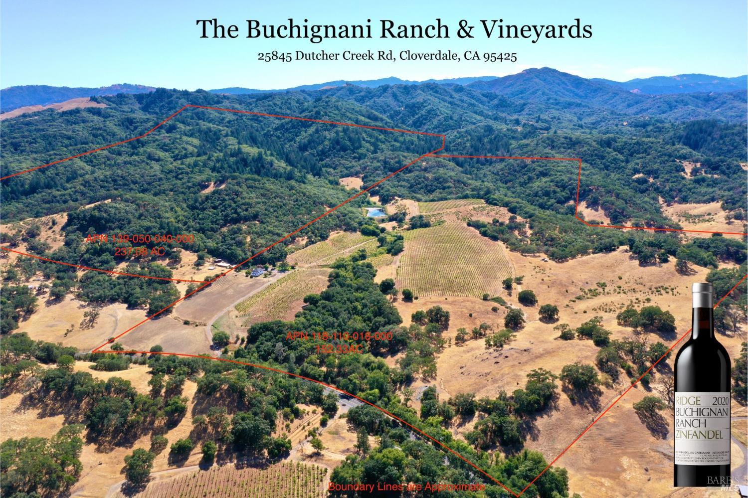 25845 Dutcher Creek Road Cloverdale CA 95425