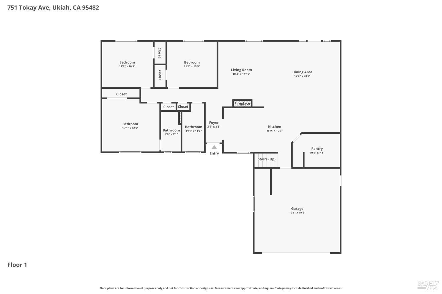 751 Tokay Avenue Ukiah CA 95482