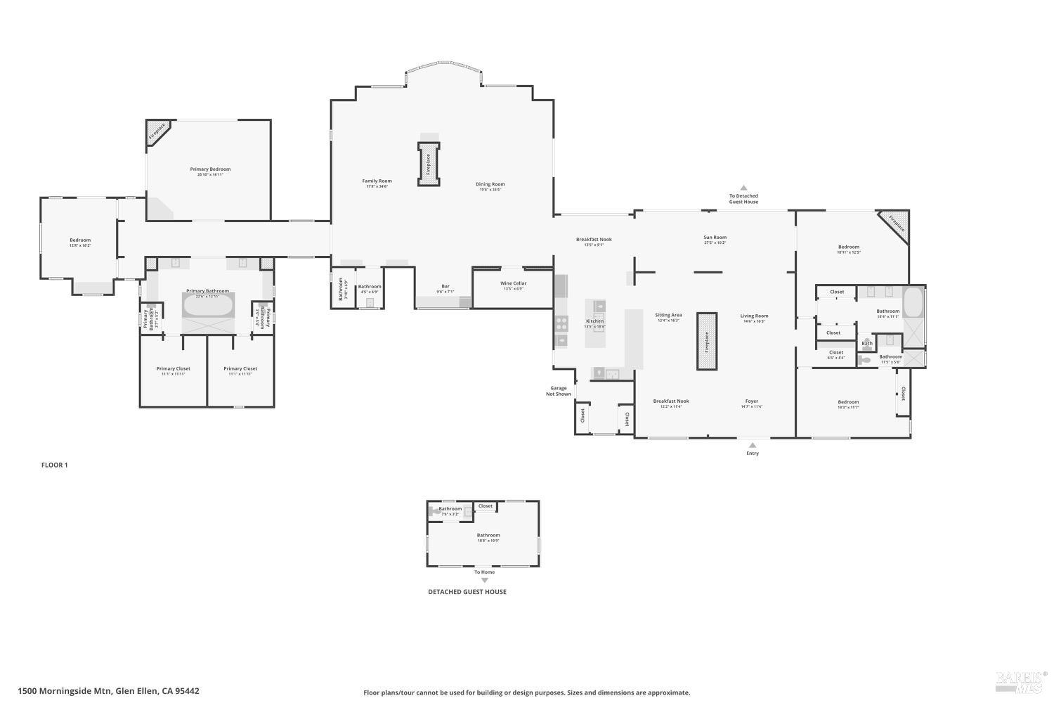 1500 Morningside Mountain Road Glen Ellen CA 95442