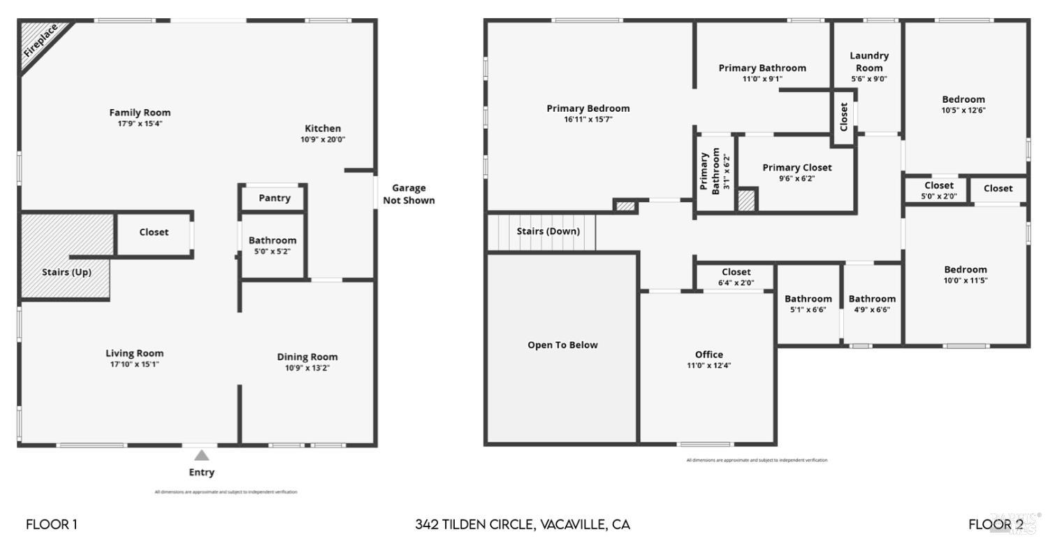 342 Tilden Circle Vacaville CA 95688