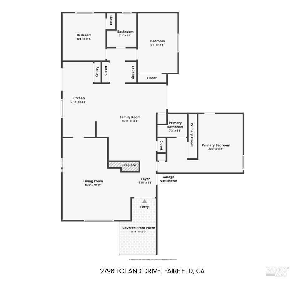 2798 Toland Drive Fairfield CA 94534