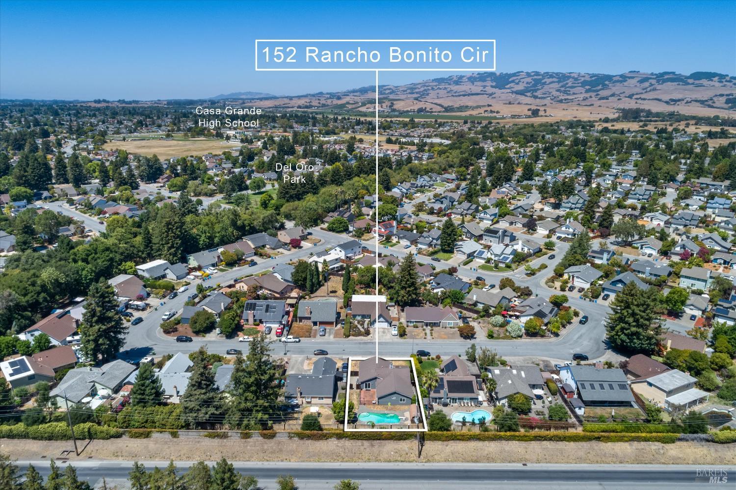 152 Rancho Bonito Circle Petaluma CA 94954