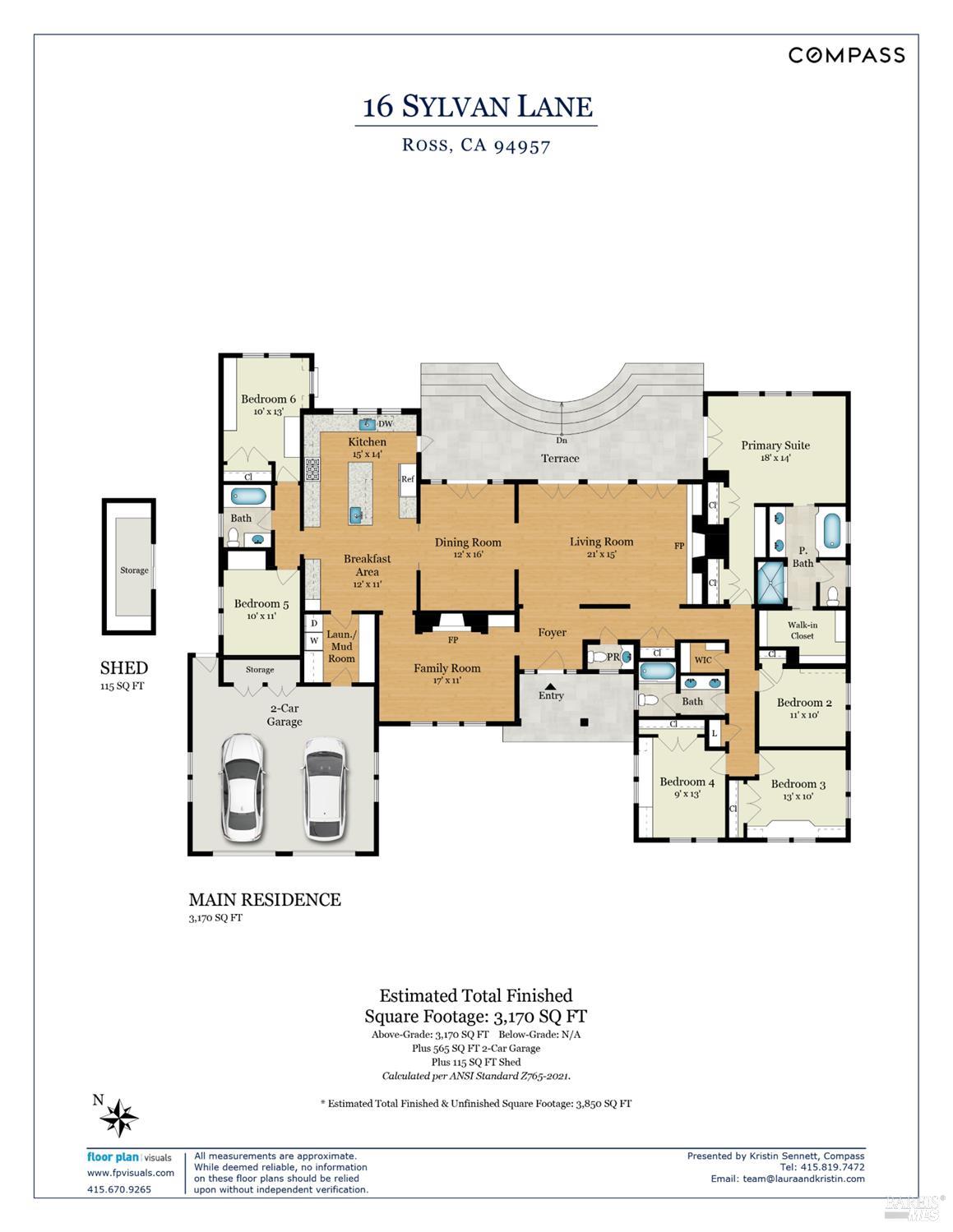 16 Sylvan Lane Ross CA 94957