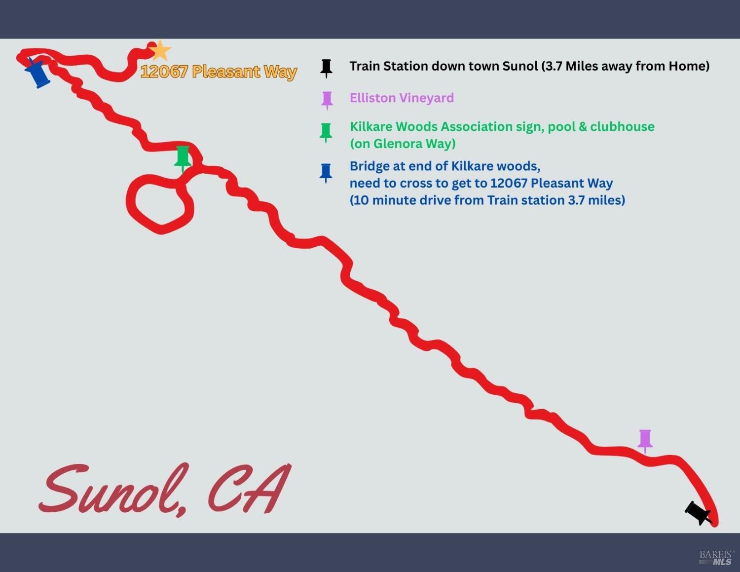 12067 Pleasant Way Sunol CA 94586