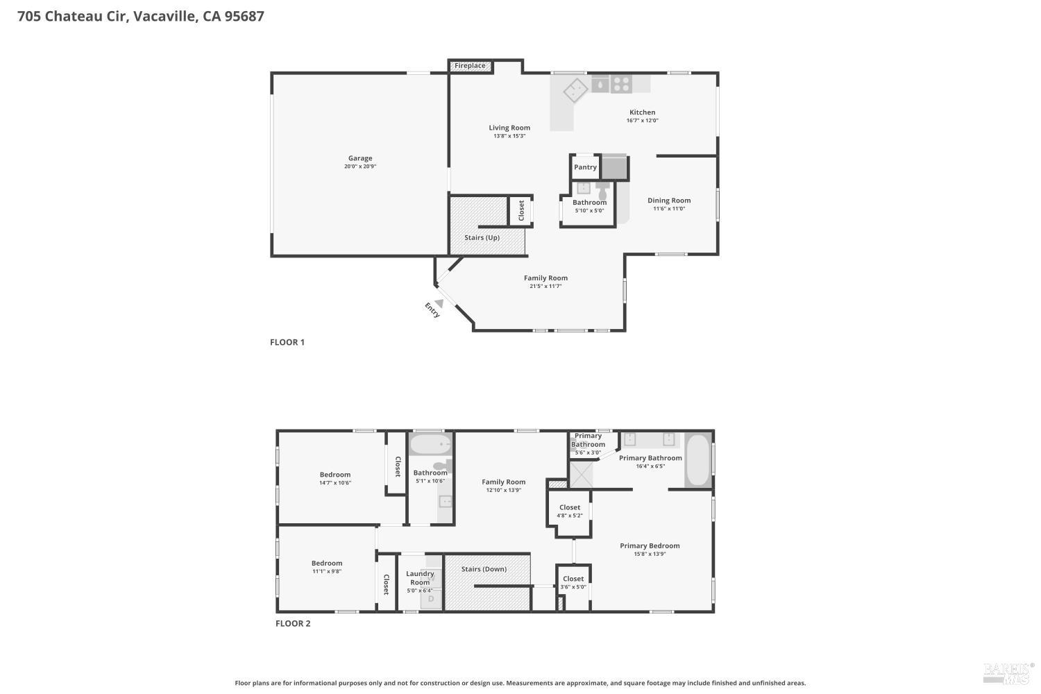 705 Chateau Circle Vacaville CA 95687