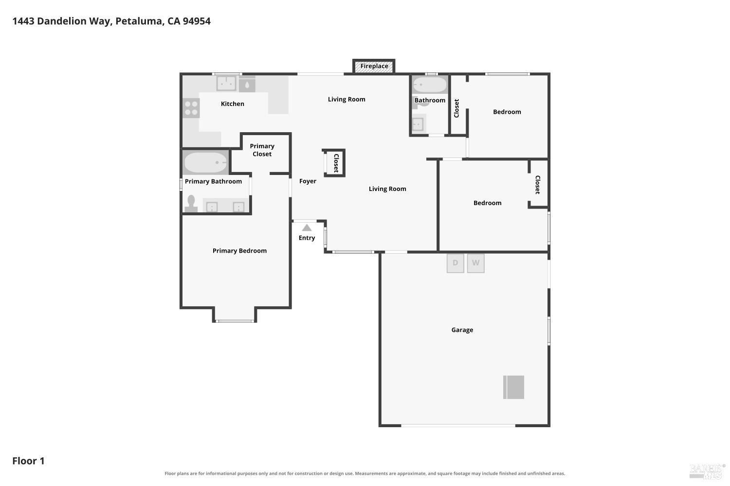 1443 Dandelion Way Petaluma CA 94954