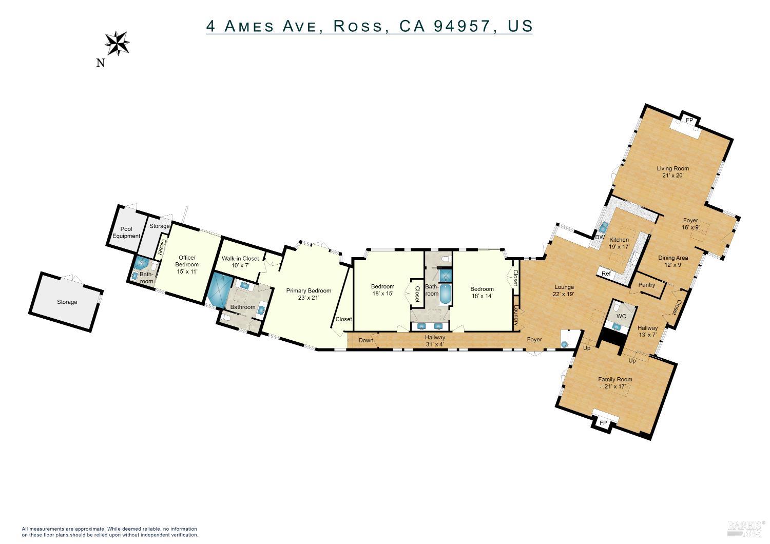 4 Ames Avenue Ross CA 94957