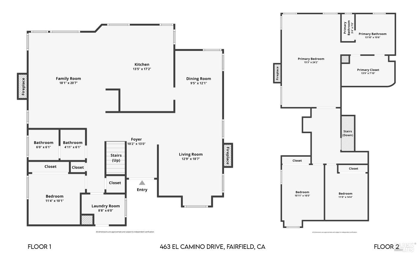 463 El Camino Drive Fairfield CA 94533