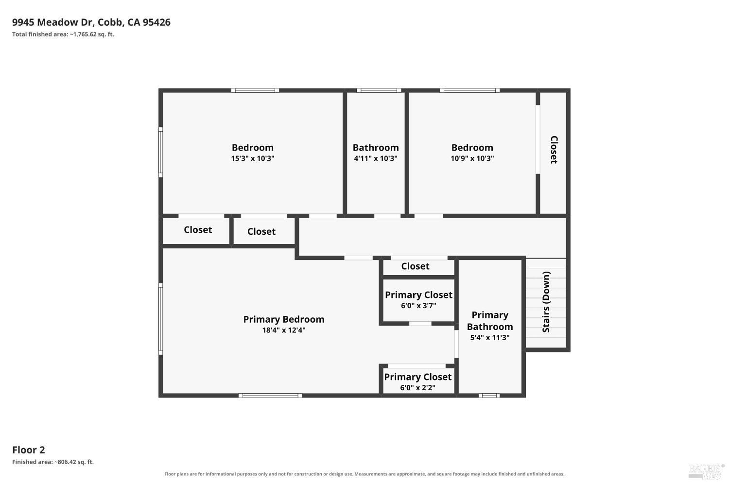 9945 Meadow Drive Cobb CA 95426