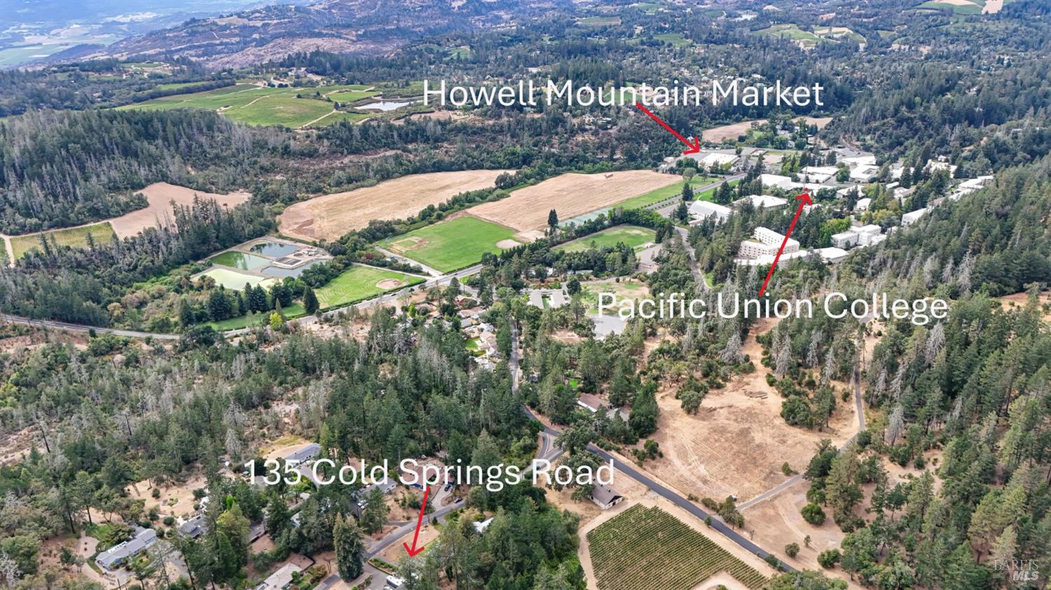135 Cold Springs Road Angwin CA 94508