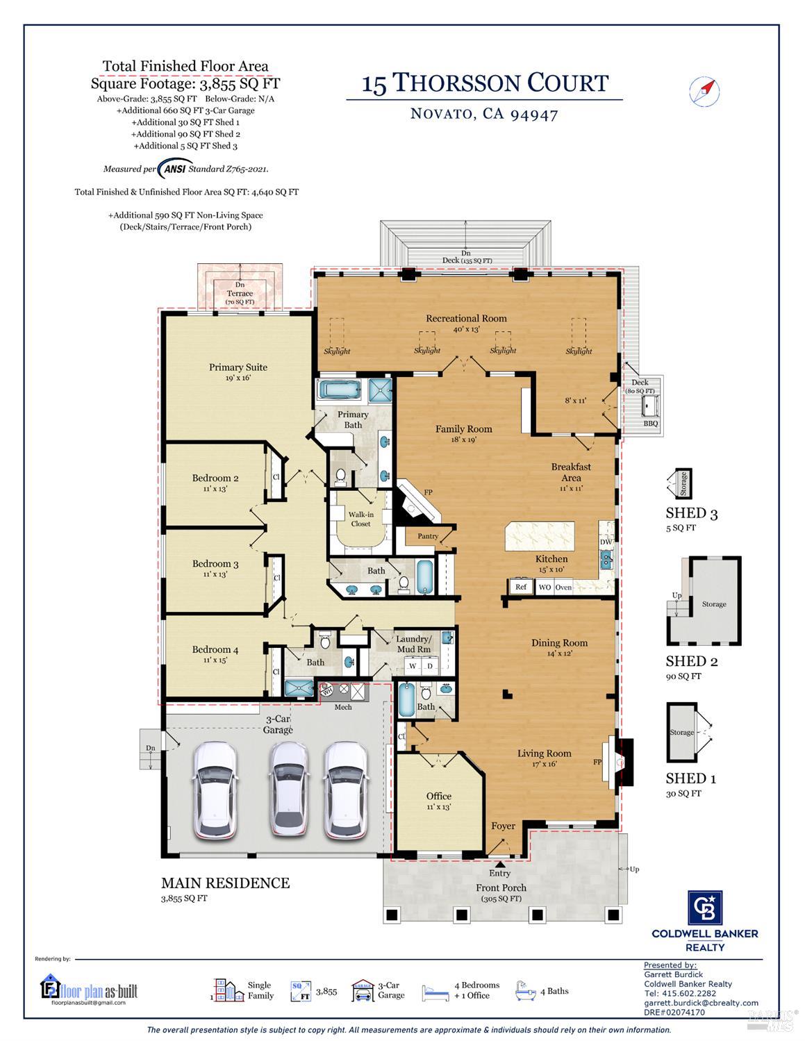 15 Thorsson Court Novato CA 94947