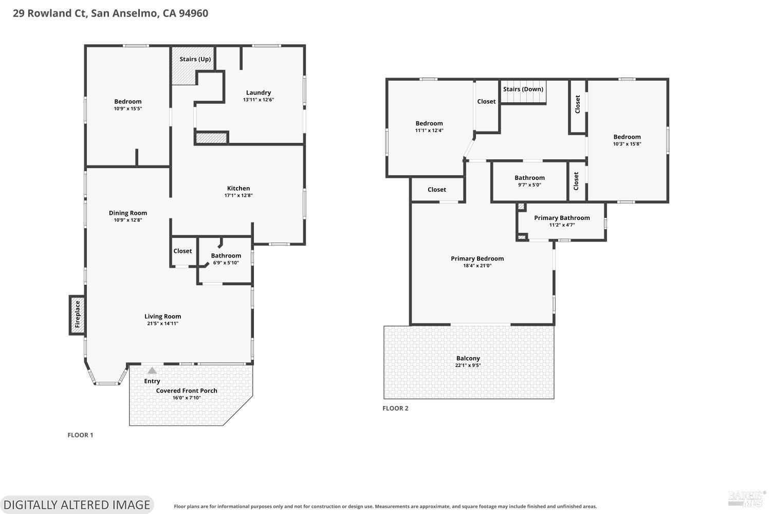29 Rowland Court San Anselmo CA 94960