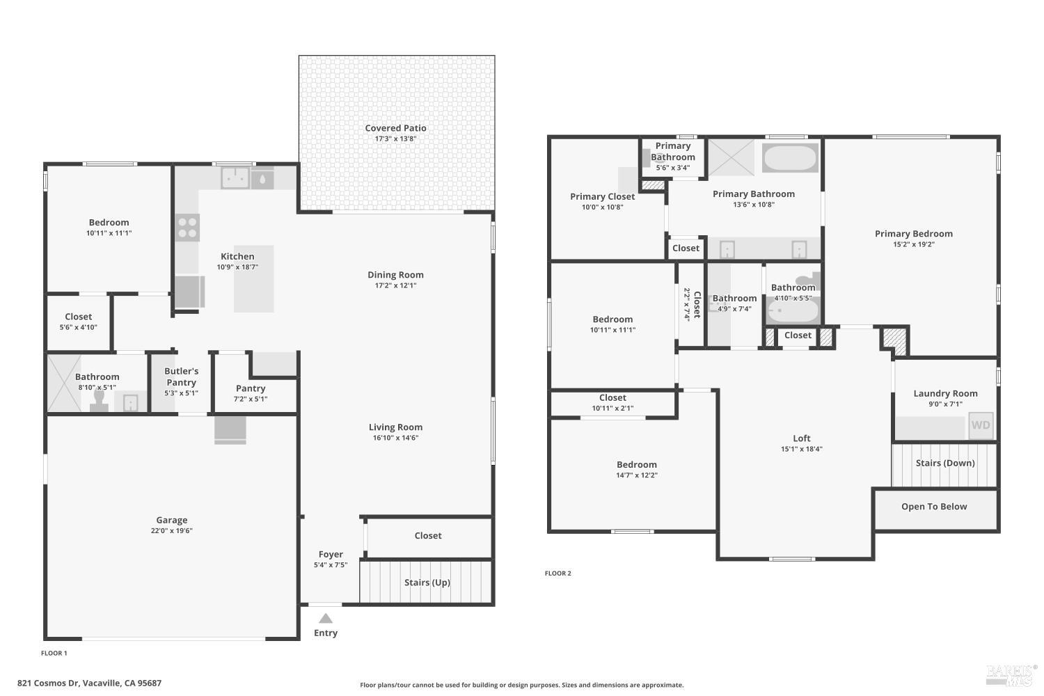 821 Cosmos Drive Vacaville CA 95687