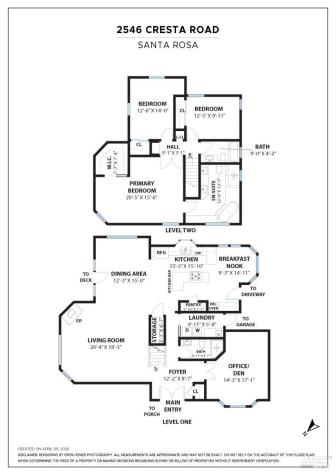 2546 Cresta Road Santa Rosa CA 95404