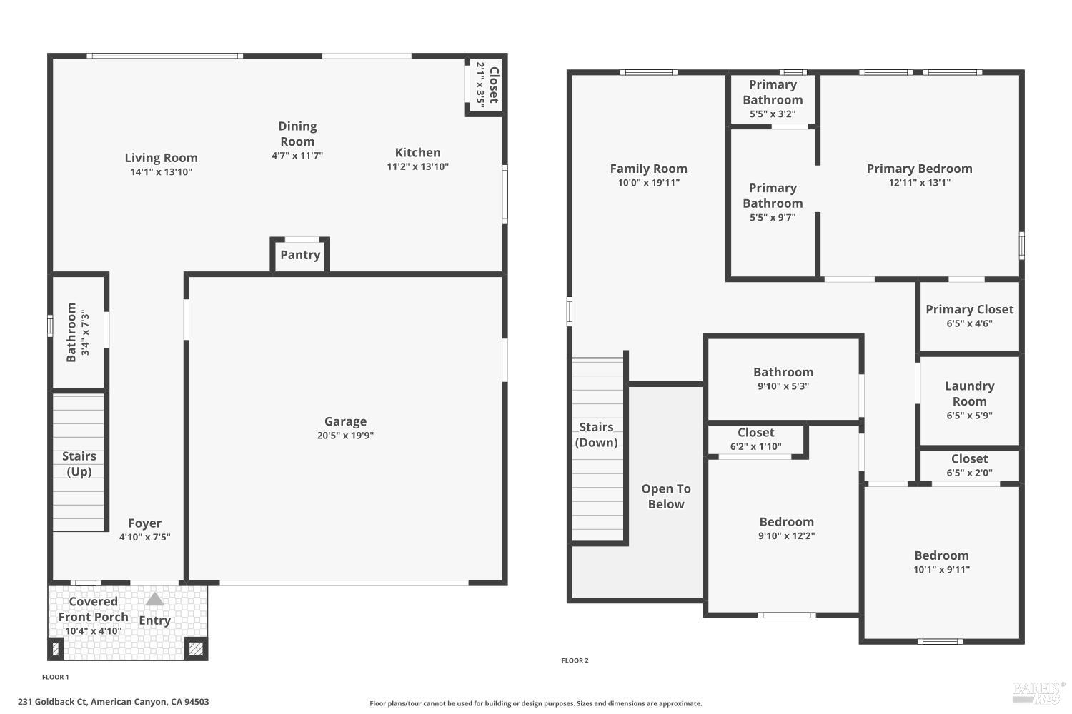 231 Goldback Court American Canyon CA 94503