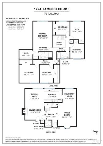 1724 Tampico Court Petaluma CA 94954