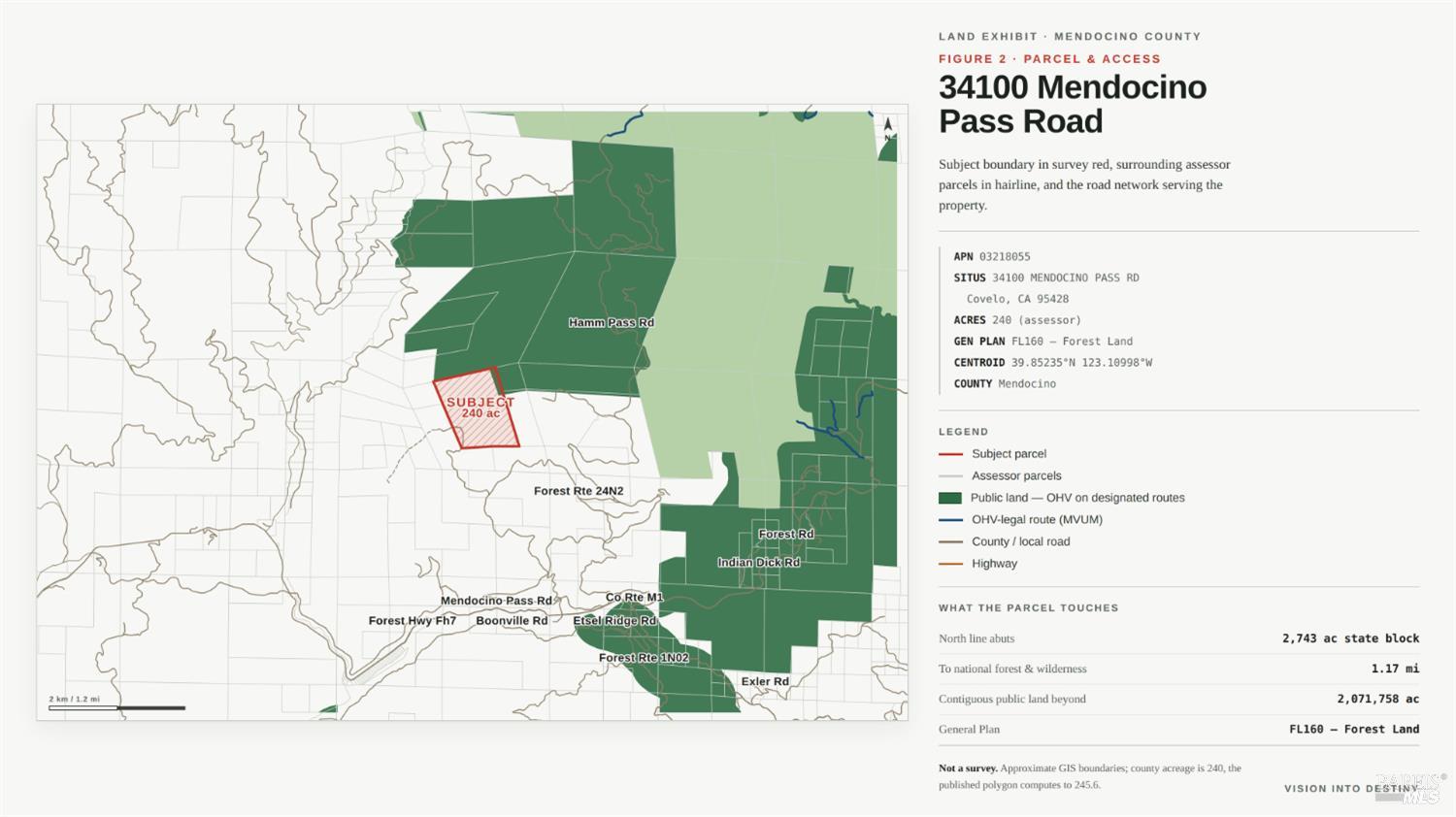 34100 Mendocino Pass Road Covelo CA 95428