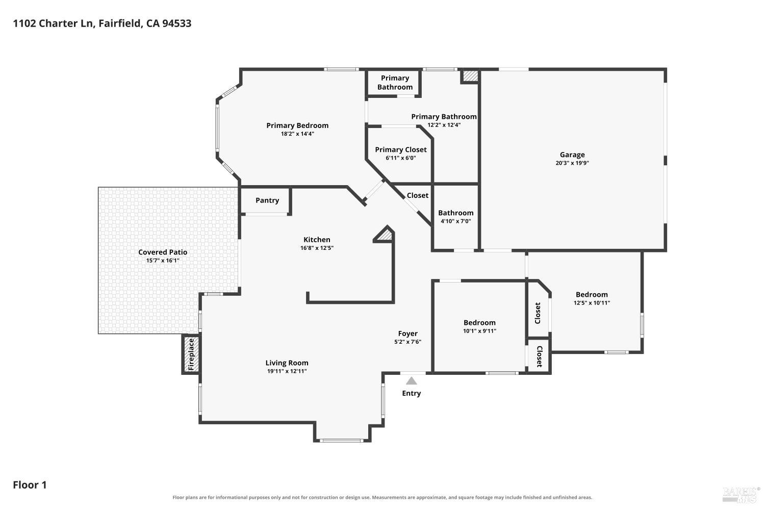 1102 Charter Lane Fairfield CA 94533