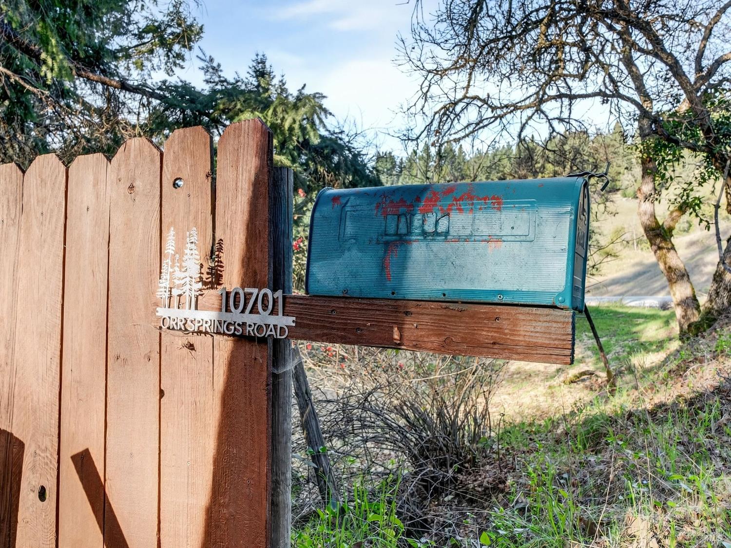 10701 Orr Springs Road Ukiah CA 95482