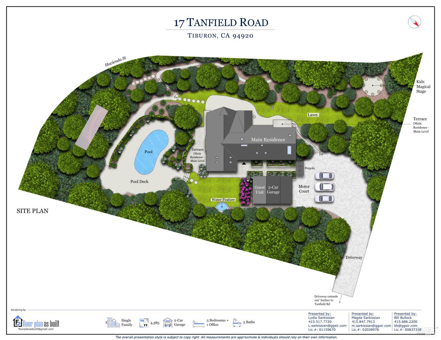 17 Tanfield Road Tiburon CA 94920
