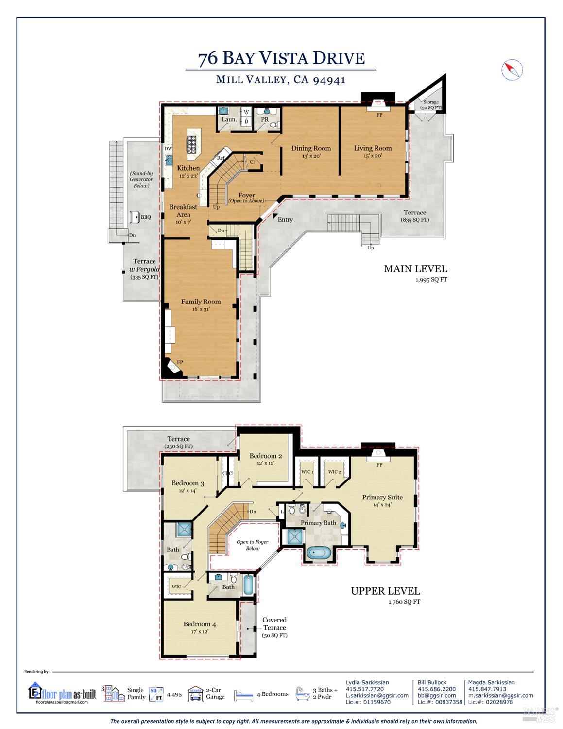 76 Bay Vista Drive Mill Valley CA 94941