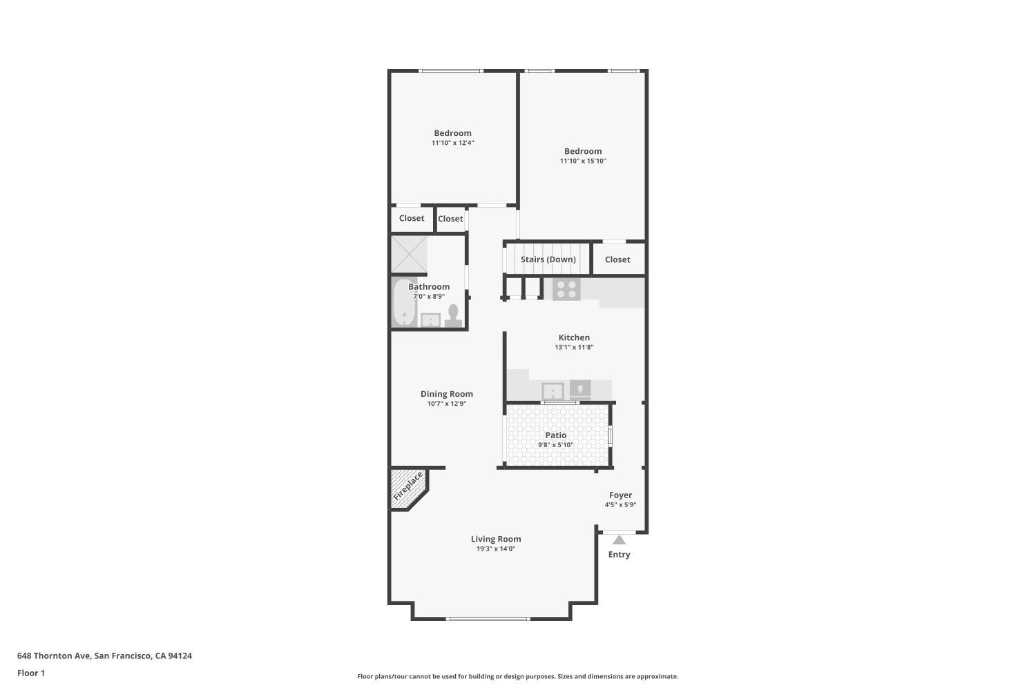 648 Thornton Avenue San Francisco CA 94124